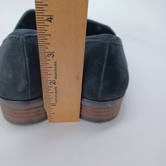 Lucky Brand Flats Black Camdyn Loafers Cut Out Leather Minimalist Womens 7.5 M - Picture 11 of 14